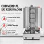 Gasmax Semi-automatic 4 Burner LPG Kebab Machine - KB-4LPG