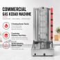 Gasmax Semi-automatic 5 Burner NG Kebab Machine - KB-5