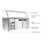 Thermaster Cold Salad & Noodle Bar 5x1/1 GN Pans - PG180FA-XG