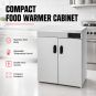 Elementry Stainless Steel Double Cabinet Plate Warmer 120 Plates - PW-DE