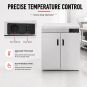 Elementry Stainless Steel Double Cabinet Plate Warmer 120 Plates - PW-DE