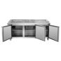 Thermaster three door DELUXE Pizza Prep Bench - PWB180