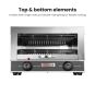 Benchstar Single infrared quartz element salamander griller toaster and timer - QT-1