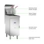 GasMax Superfast LPG Gas Tube Fryer - RC400ELPG