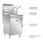 GasMax Superfast Natural Gas Tube Twin Vat Fryer - RC400TE