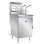 GasMax Superfast Natural Gas Tube Twin Vat Fryer - RC400TE
