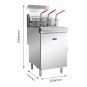 GasMax Superfast LPG Gas Tube Fryer - RC500ELPG