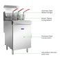 GasMax Superfast LPG Gas Tube Fryer - RC500ELPG