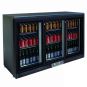 Three sliding door bar cooler 