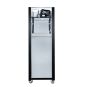Single Glass Door Upright Fridge Black Stainless Steel - SUCG500B back