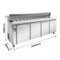 Thermaster four door Sandwich Bar - SLB240