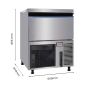 Blizzard Premium Under-Counter Ice Maker Large Cube Ice –&nbsp;SN-200P
