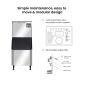 Blizzard Professional Ice Maker SN-280C