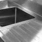 Premium Stainless Steel Single Sink Bench 600mm Deep
