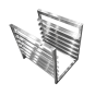Modular System Table Mounted Pan Rack STMSPRS-6