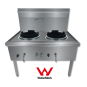 Stainless Steel Waterless LPG Gas Double Wok - WW-2L 