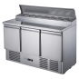 FED-X Three Door Salad Prep Fridge - XGNS1300D