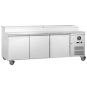 FED-X S/S Three Door Sandwich Counter - XSS7C18S3V