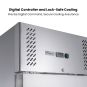 FED-X S/S Two Full Door Upright Freezer - XURF1200SFV