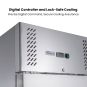 FED-X S/S Single Full Door Upright Freezer - XURF600SFV