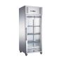 FED-X S/S Full Glass Door Upright Fridge - XURC600G1V