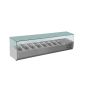 FED-X Flat Galss Salad Bench - XVRX1800/380