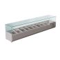 FED-X Flat Galss Salad Bench - XVRX2000/380