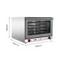 ConvectMax Heavy Duty Stainless Steel Convection Oven w/ Press Button Steam YXD-8AE