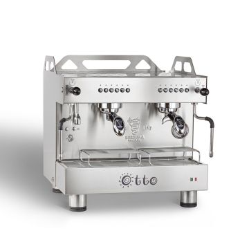 Bezzera OTTO Silver Compact 2 Group Espresso Machine BZOTTOCDE2IS1