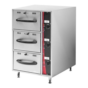 BENCHSTAR 3 Drawers GN 1/1 Food Warming Drawer — EDW-3GN