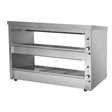 BENCHSTAR 1200mm 2 Shelves Hot Food Display Warmer — EHW-120