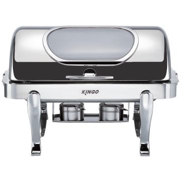 Ex-Showroom: Oblong Chafing Dish with Chrome Legs / Double KGS6801G-2
