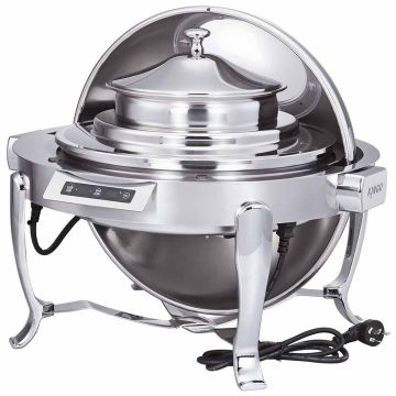 Ex-Showroom: Round Soup Station with Chrome Legs - KGM6807G