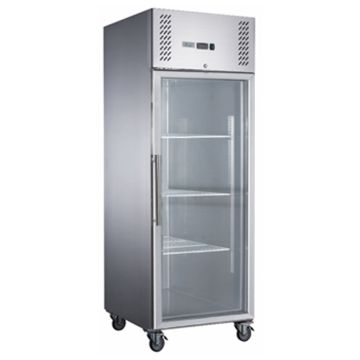 FED-X S/S Full Glass Door Upright Freezer - XURF600G1V