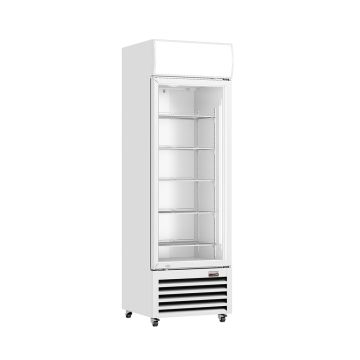 Thermaster Single Glass Door Colourbond Upright Drink Fridge - LG-370P
