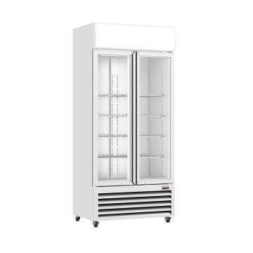 Thermaster Double Glass Door Colourbond Upright Drink Fridge - LG-580P

