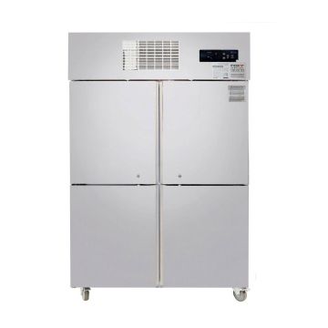 2NDs: Thermaster TROPICAL 4 x Half door SS Fridge - SUC1000-SA4-4