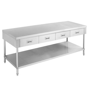 2NDs: Work bench with 4 Drawers and Undershelf SWBD-6-1800-NSW1727