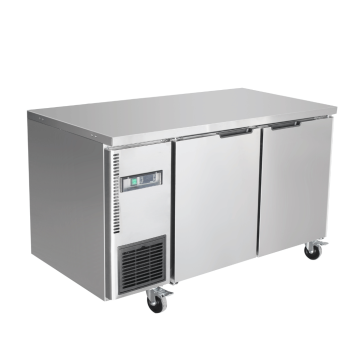 Stainless Steel Double Door Workbench Freezer - TS1200BT