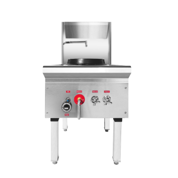 LPG Gas Wok | WW-1L Stainless Steel Waterless LPG Gas Single Wok