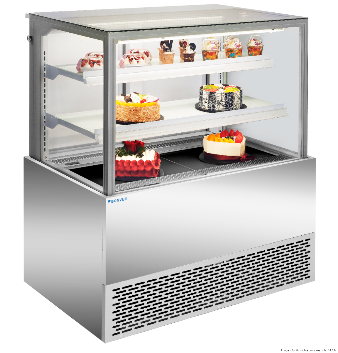 Bonvue Ice Cream Cake / Freezer Display - FICL-840V