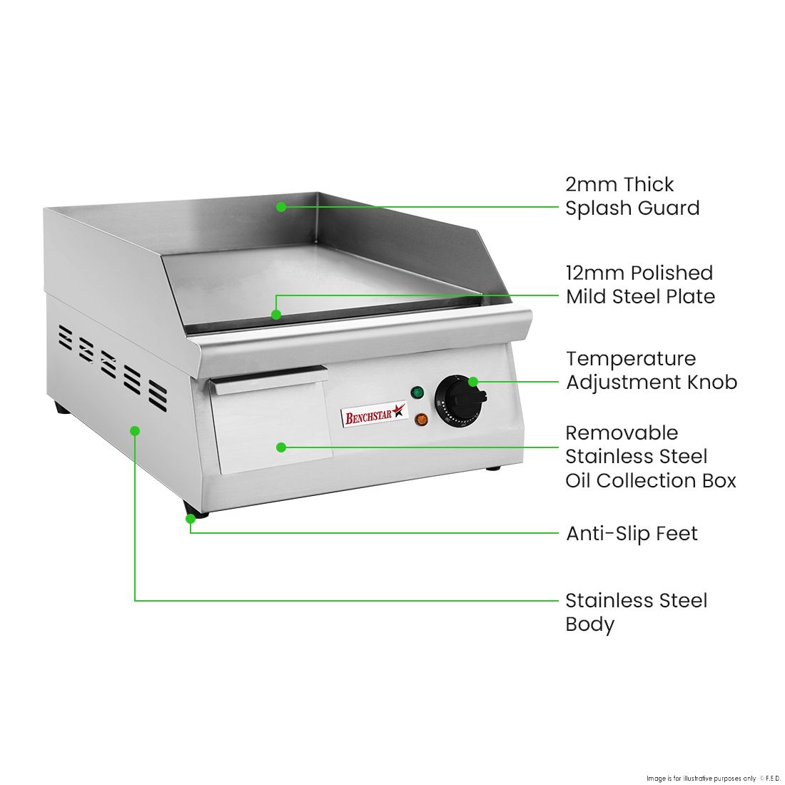 MAX~ELECTRIC Griddle - GH-400E