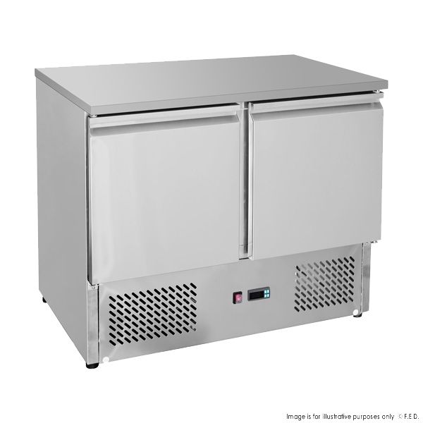 Two Door Compact Workbench Fridge - GNS900B