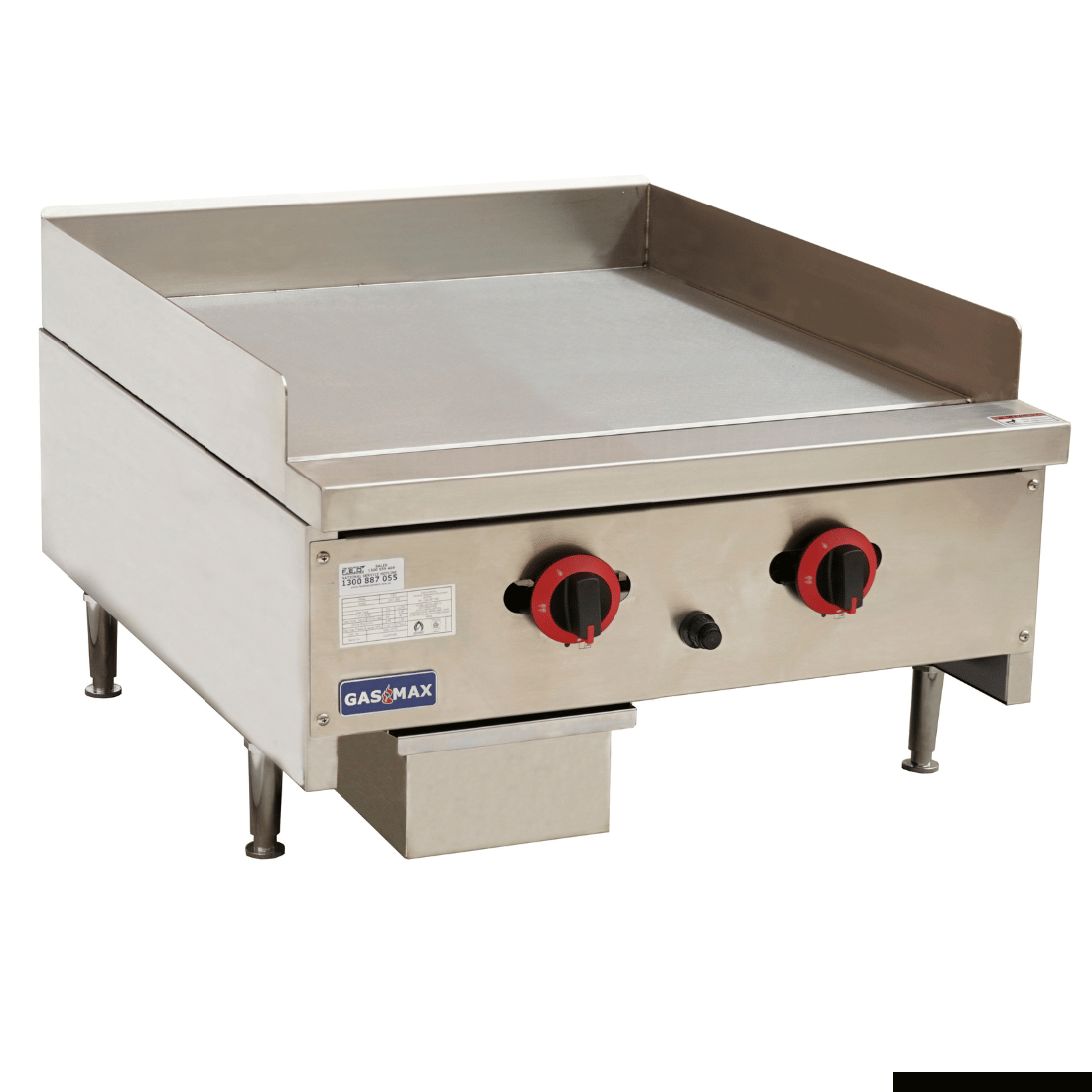 Gasmax Two Burner Heavy Duty Griddle Top With Removable Plate - RGT-24E