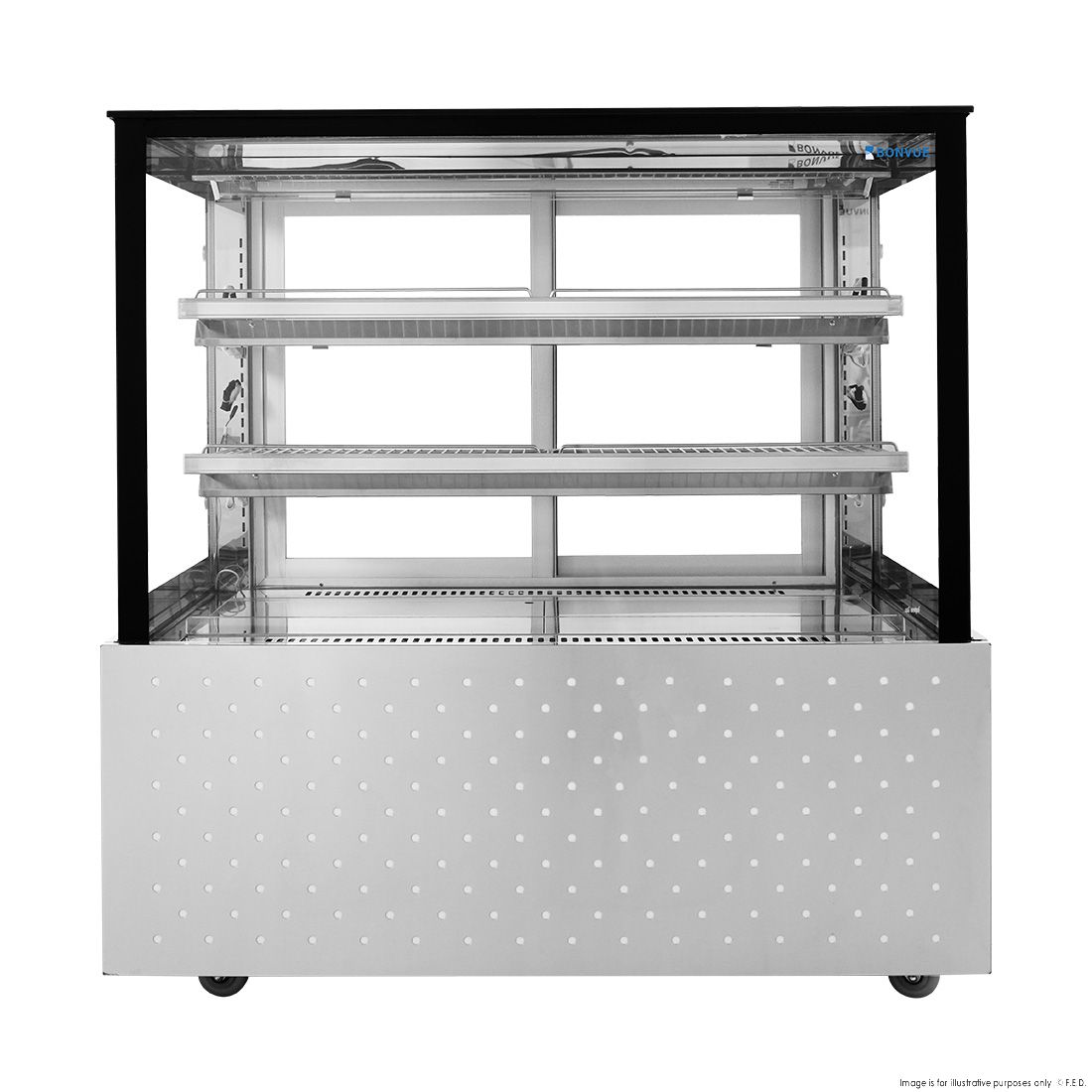 Bonvue Heated Food Display - SG120FE-2XB