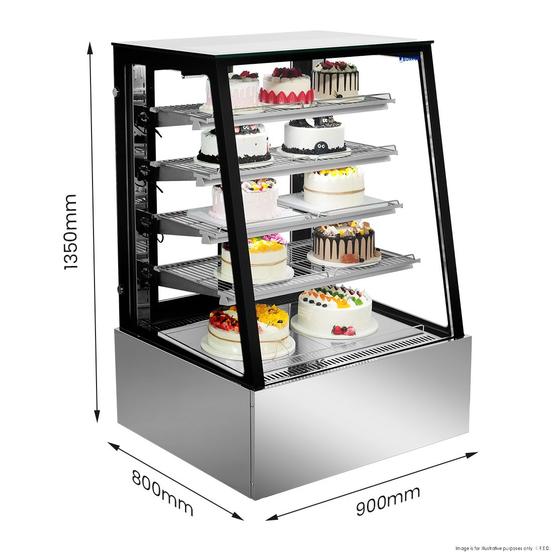 Bonvue Deluxe Chilled Display Cabinet