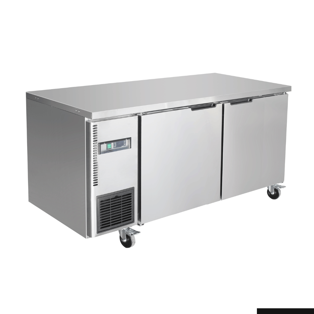 Thermaster Stainless Steel Double Door Workbench Freezer - TS1500BT
