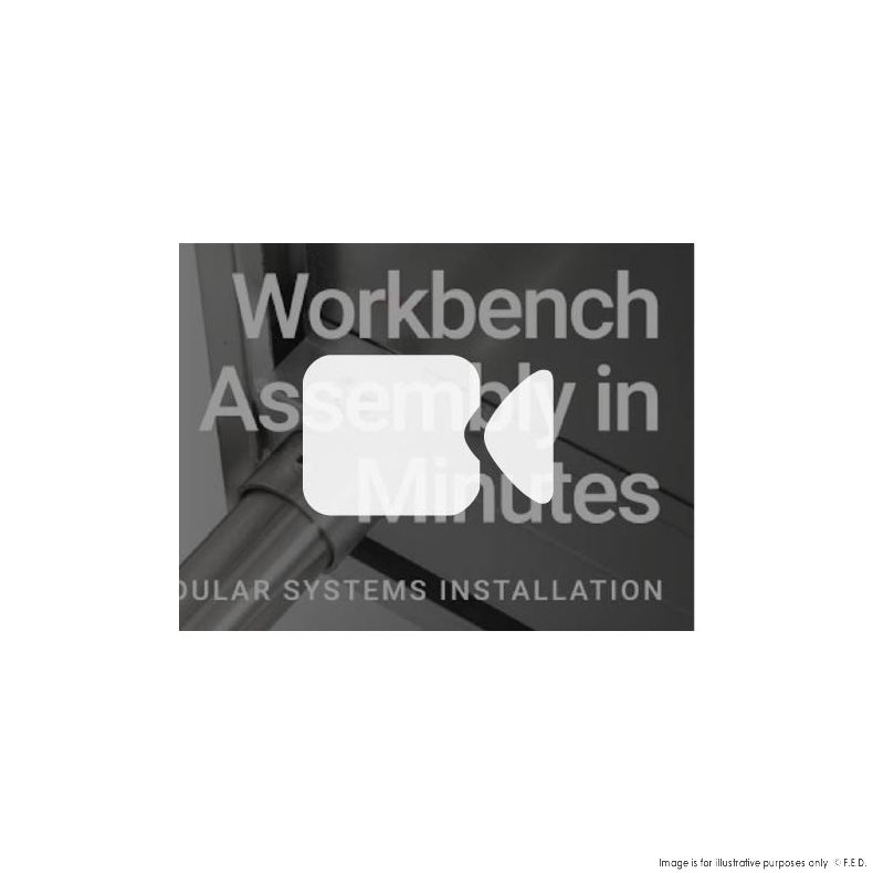 WB7-2400/A Stainless Steel Workbench