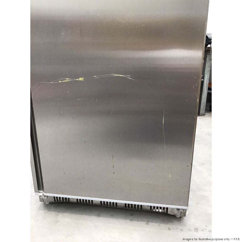 Second Hand Thermaster Single Door Fridge HR600 S/S side scratches