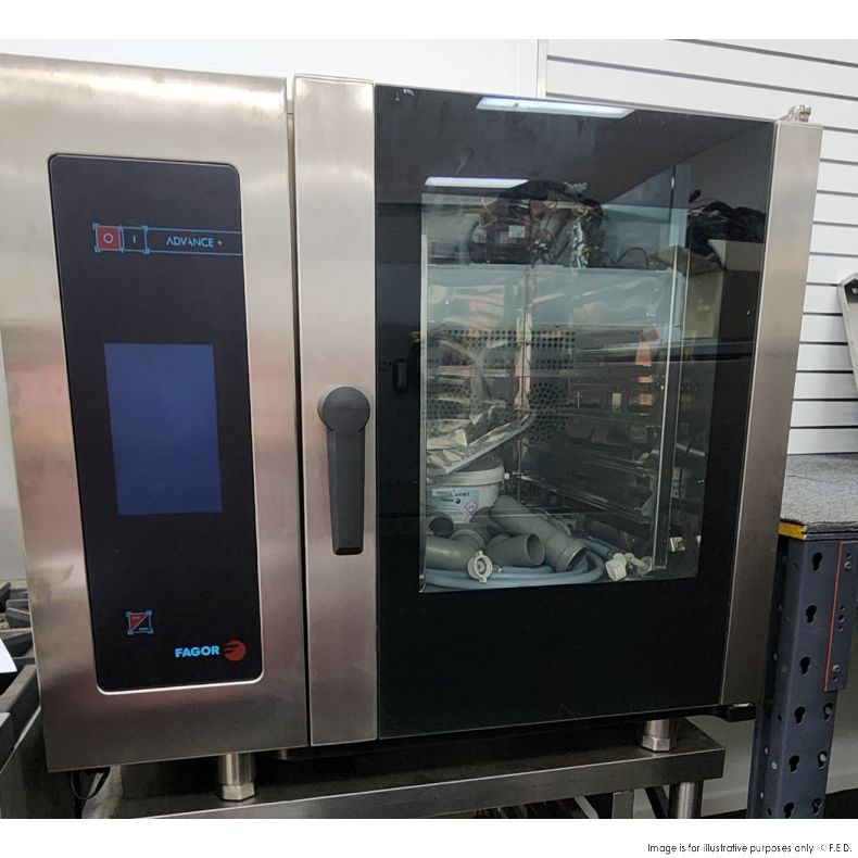 Ex-Showroom: Fagor Advanced Plus Electric 6 Trays Touchscreen Control Combi Oven APE-061-QLD6